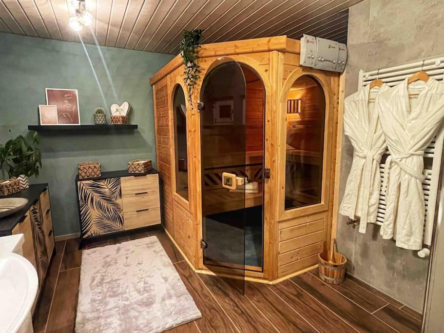 L'Echo Des Bois - Studio Cocooning Avec Sauna L'Abergement Zewnętrze zdjęcie